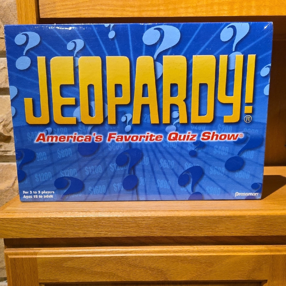 Jeopardy! Vintage Board Game - Great For The Holiday Parties Or A Collection.
